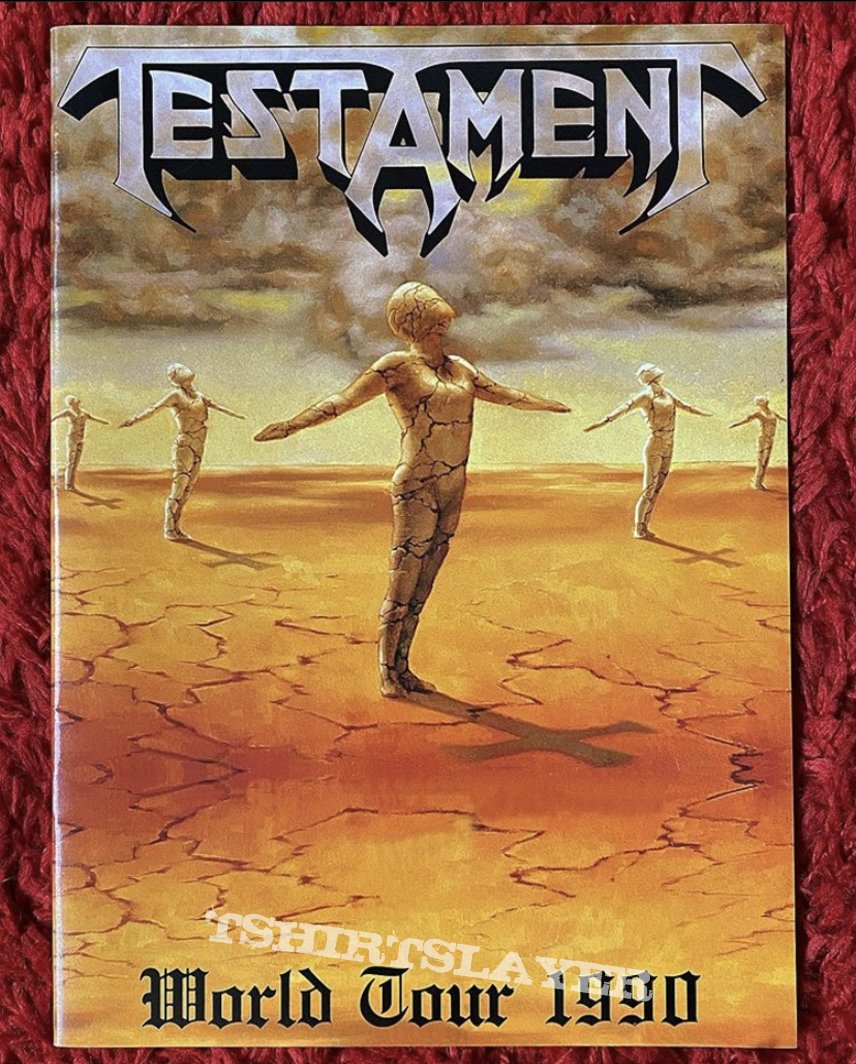 Testament tour programme 1990 Japanese 