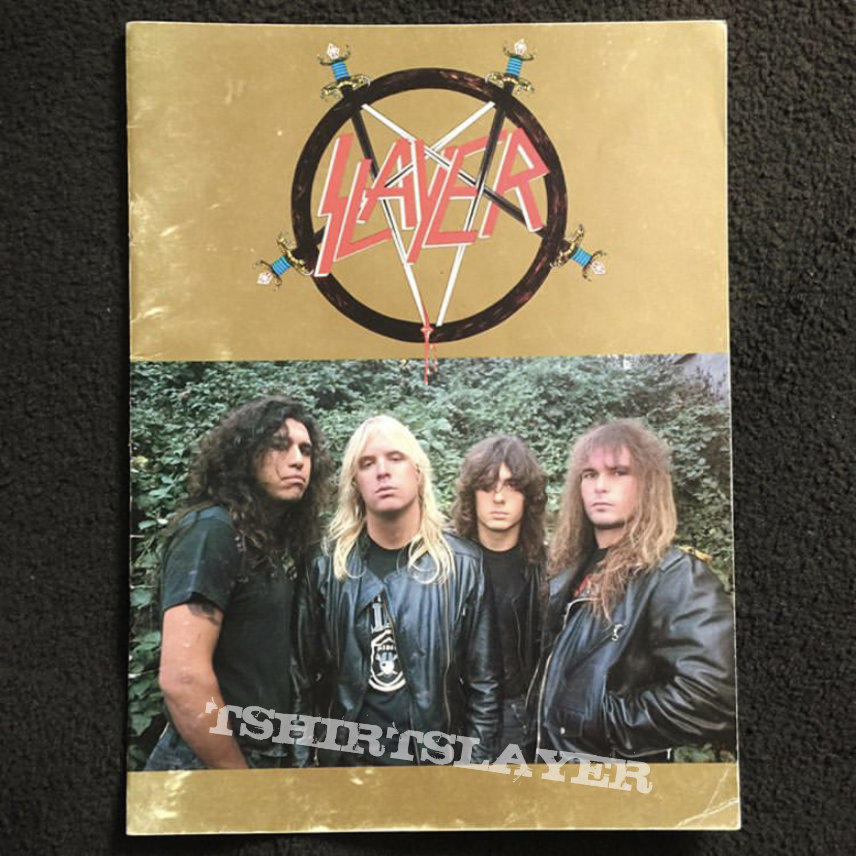 Slayer tour programme 1987 Slayer tour programme 1987