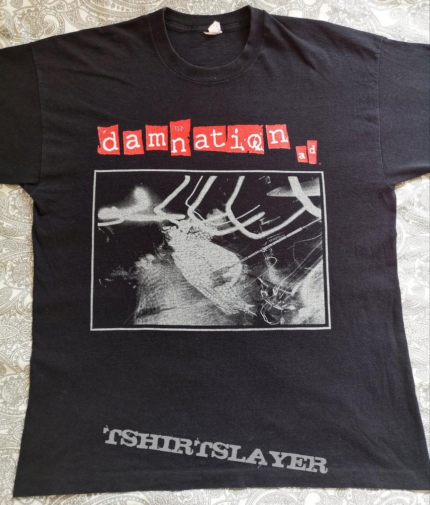 Damnation AD 1995 euro tour shirt 