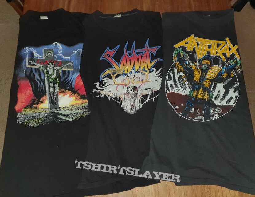 Slayer Original tourshirts from the 80&#039;s