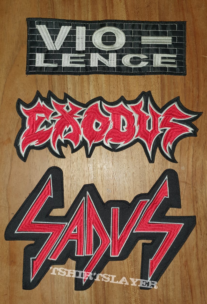 Vio-lence / Exodus / Sadus Backpatch!