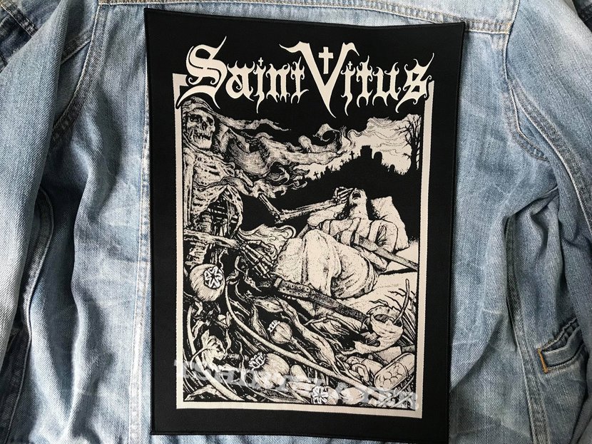 Saint Vitus woven Backpatch 