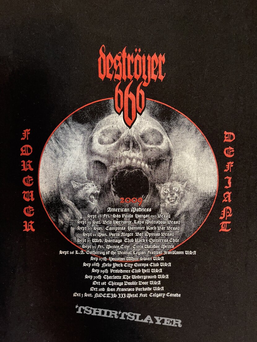 Deströyer 666- 2009 World Defiance North American Tour TS