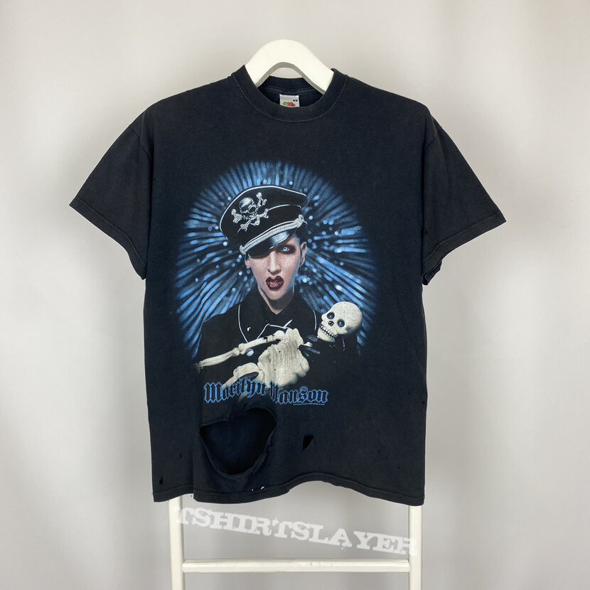 2004 Marilyn Manson Distressed “Against All Gods” European Tour T-Shirt