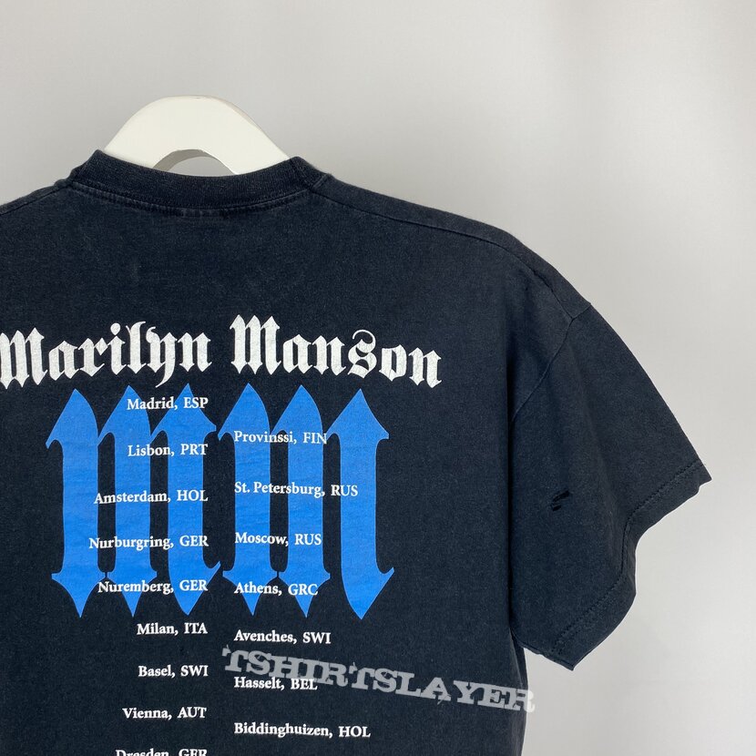 2004 Marilyn Manson Distressed “Against All Gods” European Tour T-Shirt