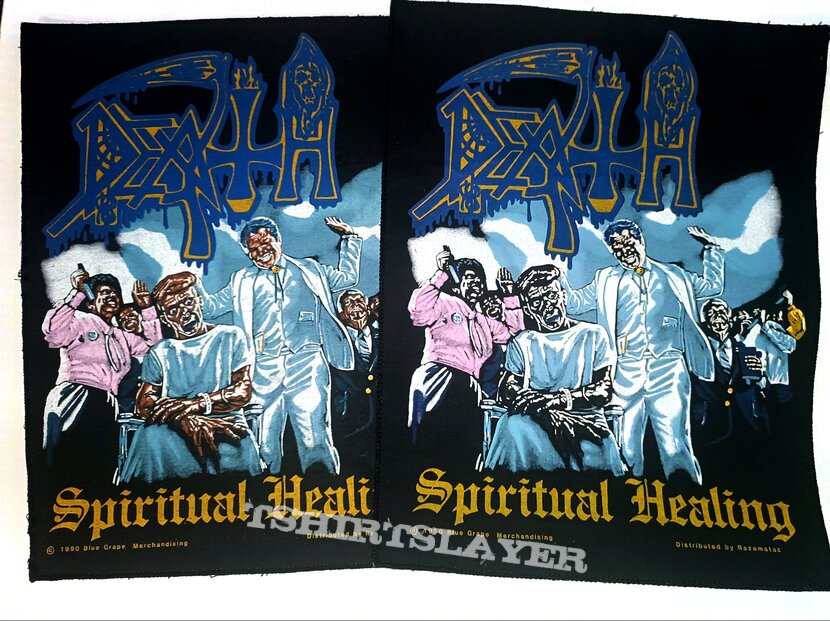 Death Spiritual Healing  Backpatches ( 2 different Versions )
