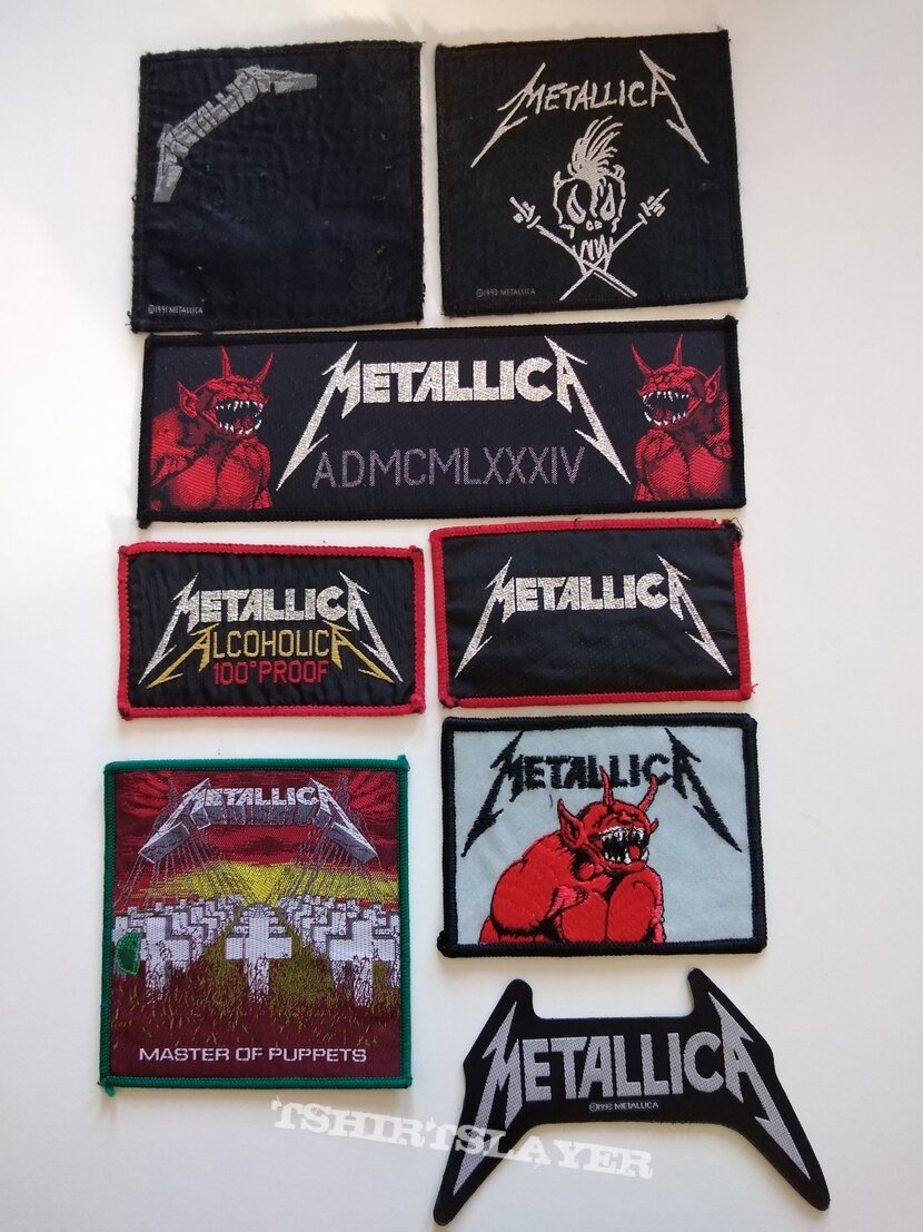 Metallica patches 