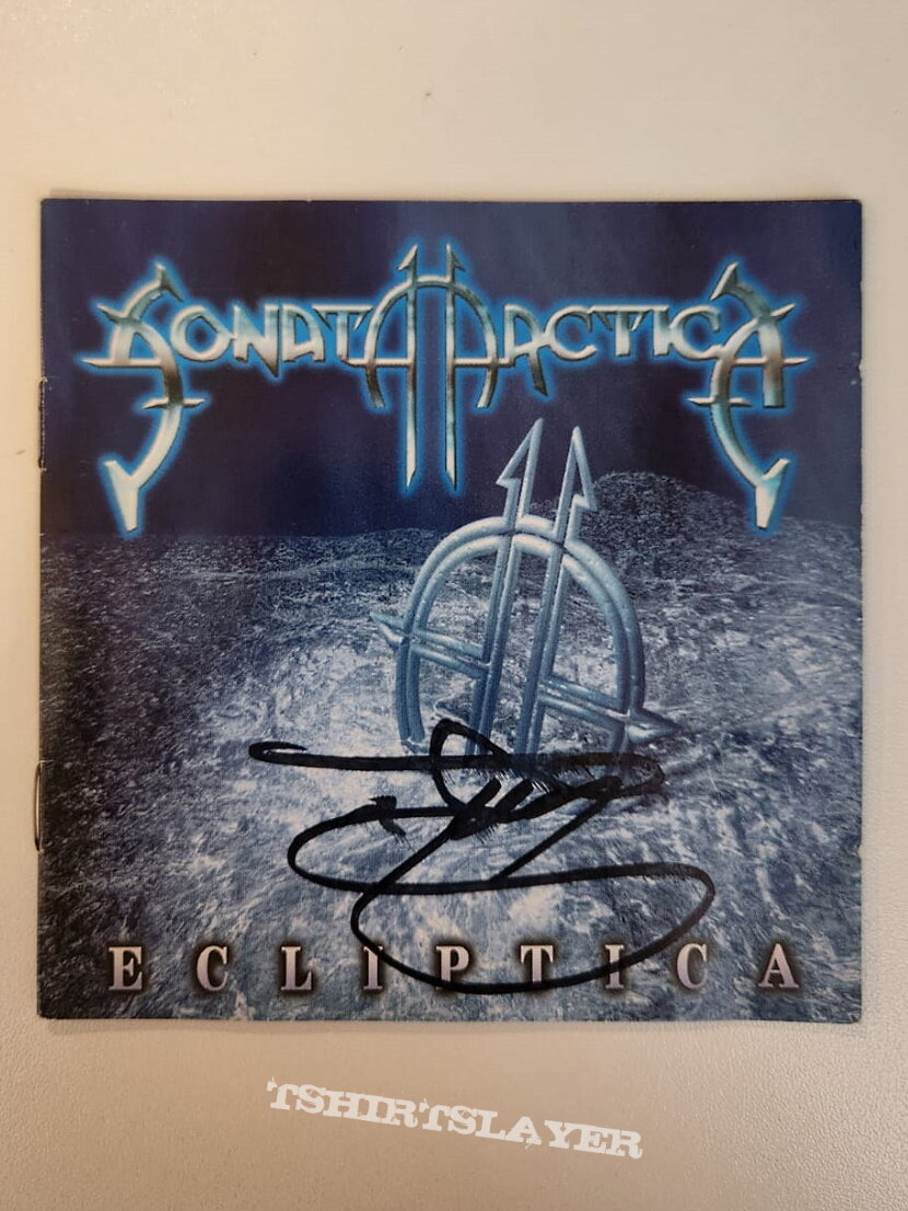 Sonata Arctica Ecliptica CD Signed By Tony Kakko