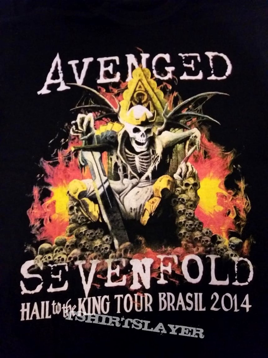 Avenged Sevenfold Hail To The King Tour Brazil 2014 Shirt