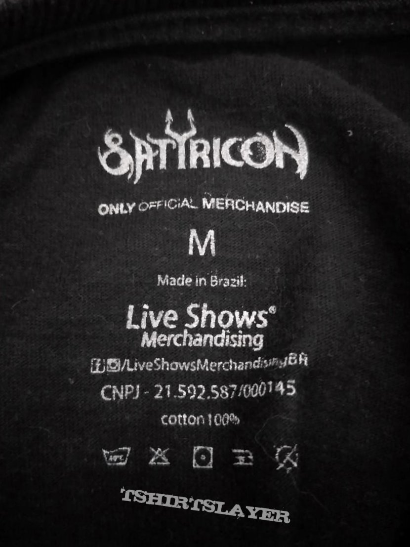 Satyricon Brazil 2017 Tour Shirt