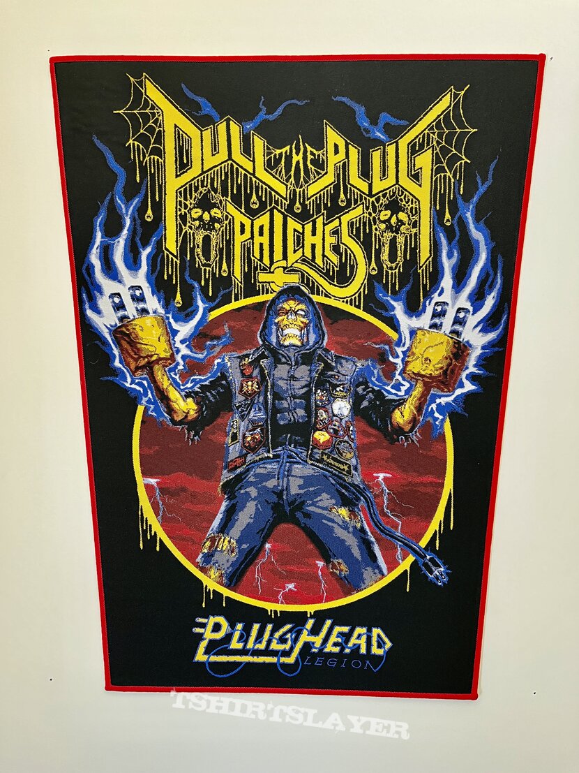 Pull The Plug Patches Patchie - Plughead Legion  