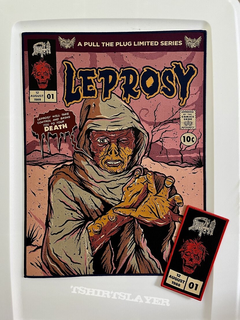 DEATH- Leprosy - Comic Book 2 Patch Set