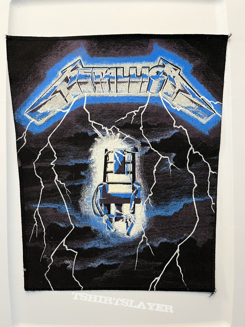 Metallica Ride the Lightning Back Patch