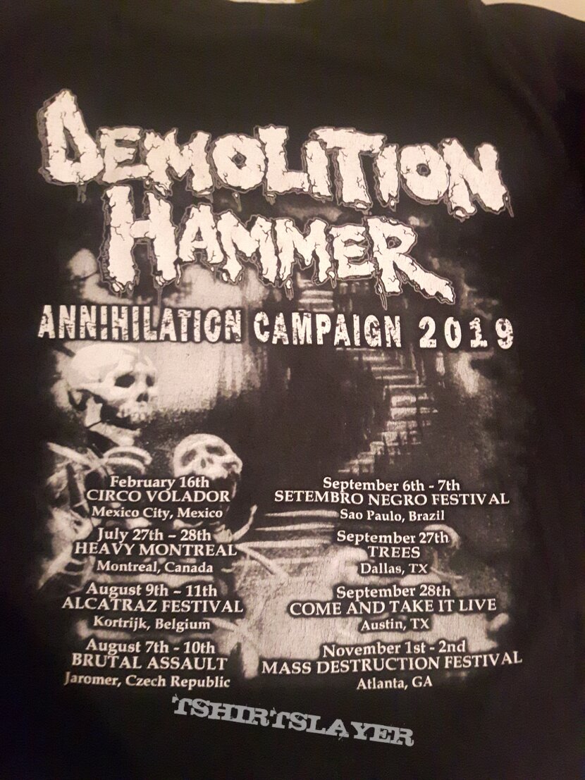 Demolition Hammer Annihilation Campaign long sleeve