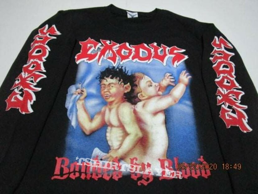 Exodus Bonded by Blood long sleeve t shirt | TShirtSlayer TShirt and  BattleJacket Gallery