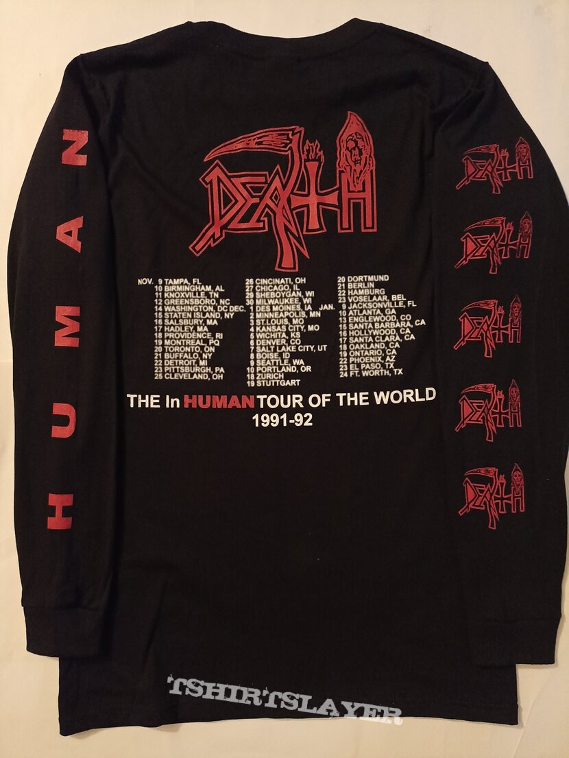 Death Human tour long sleeve t shirt Death Human tour long sleeve t shirt