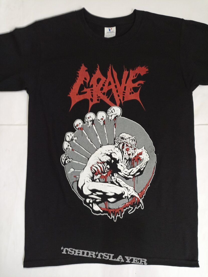 Grave Into The Grave European Tour T Shirt | TShirtSlayer TShirt and  BattleJacket Gallery
