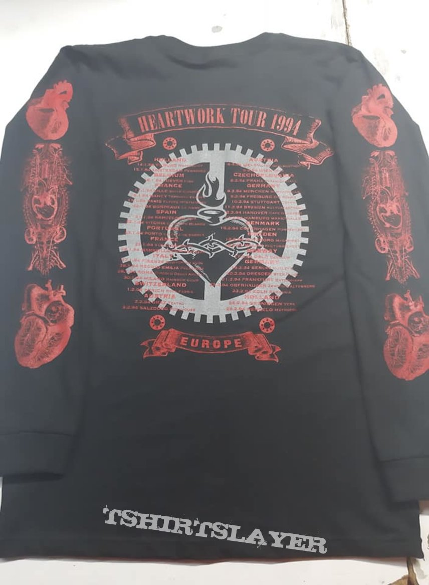 Carcass heartwork tour long sleeve t shirt | TShirtSlayer TShirt