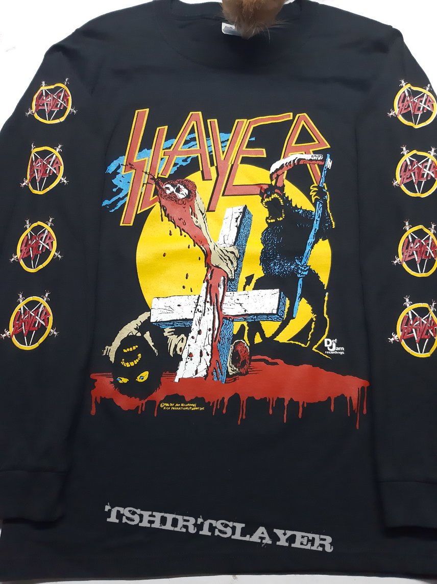 Slayer, Slayer Reign In Blood Tour t shirt TShirt or Longsleeve (Milton  333's) | TShirtSlayer