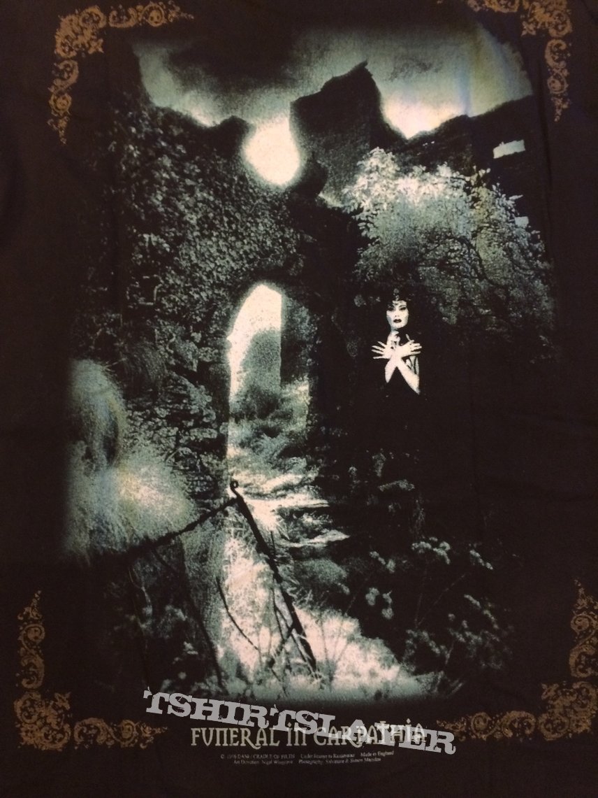 Cradle of Filth shirt ”Funeral in Carpathia” 