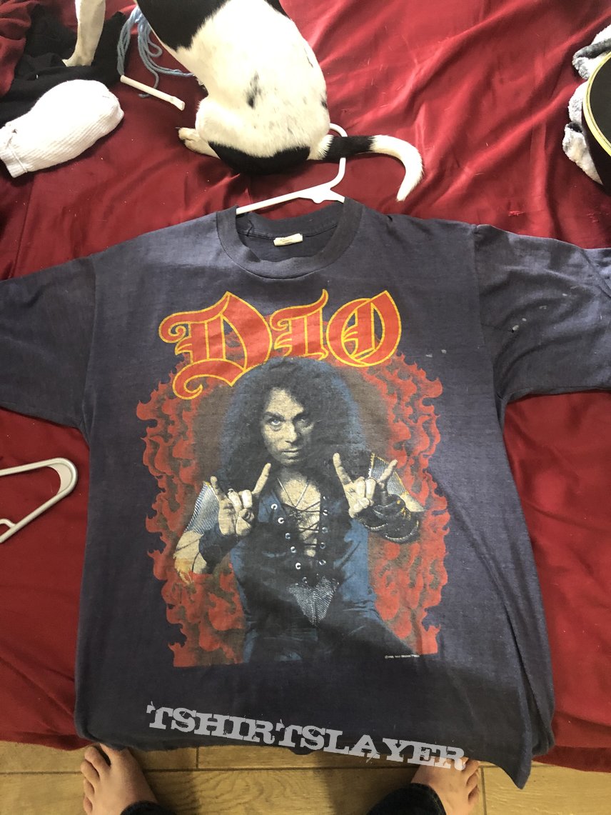 1985 Ronnie James Dio sacred heart tour shirt | TShirtSlayer TShirt and  BattleJacket Gallery