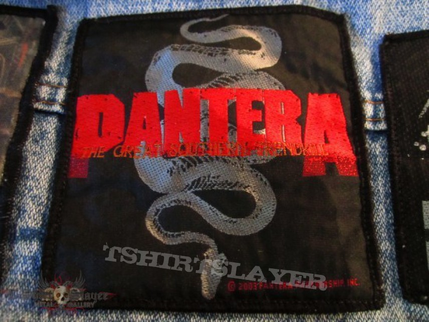 Pantera The Great Southern Trendkill Official patch 2003 ...