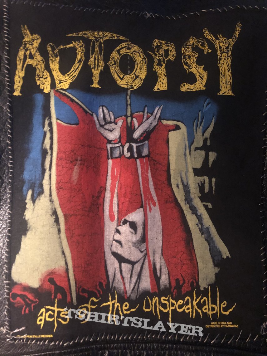 Original Autopsy Acts of the Unspeakable backpatch 