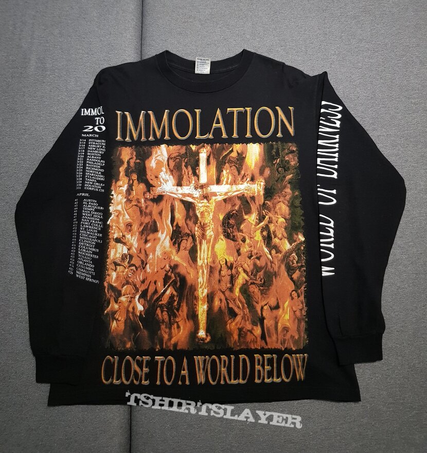 Immolation  Close to a World Below US Tour