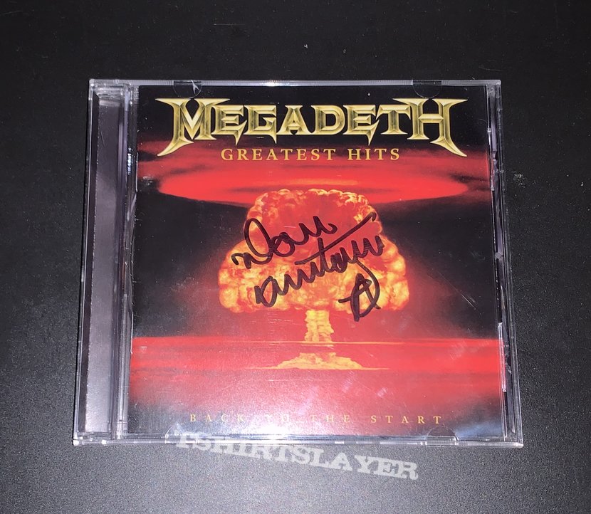 Dave Mustaine Signed MegadetH CD