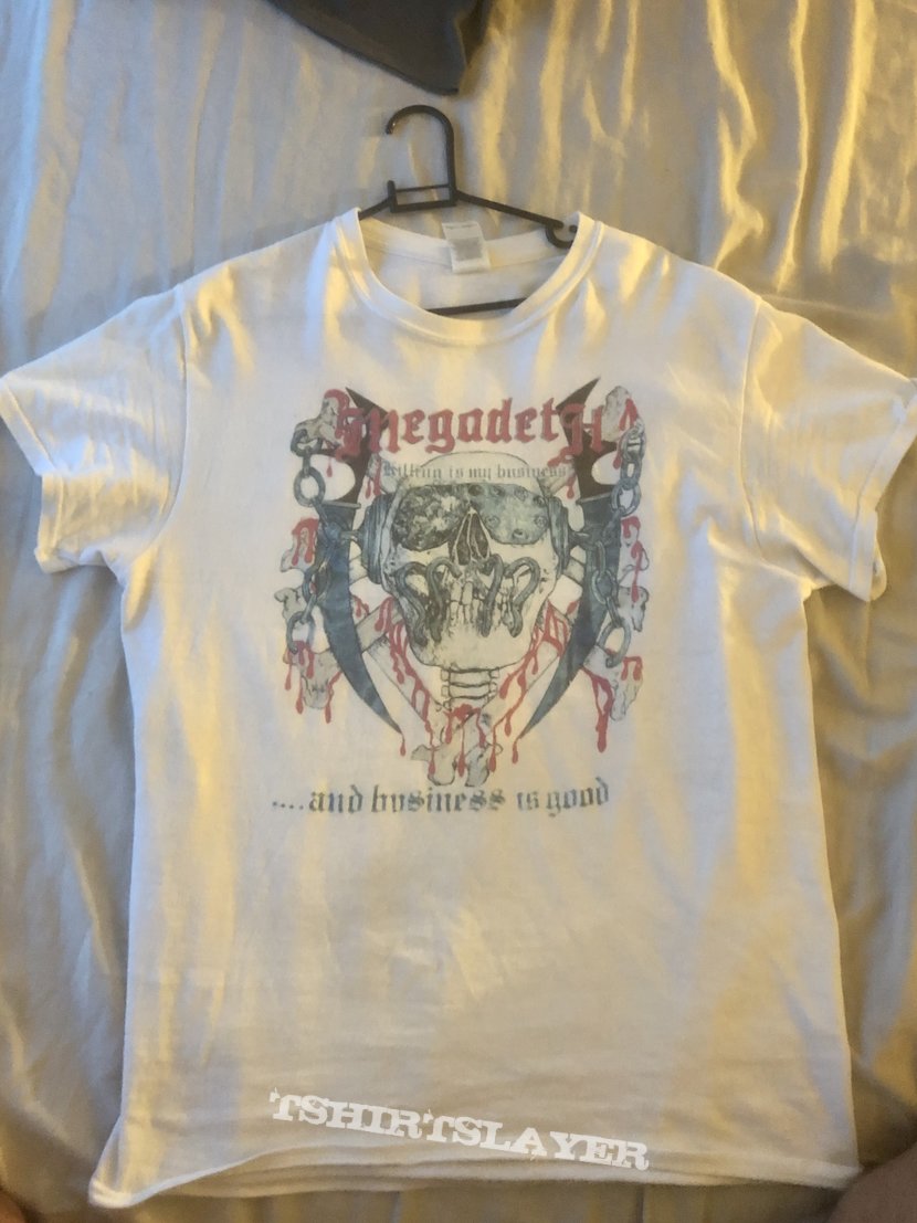 Megadeth Killing Is My Business T Shirt Reprint | TShirtSlayer TShirt and  BattleJacket Gallery