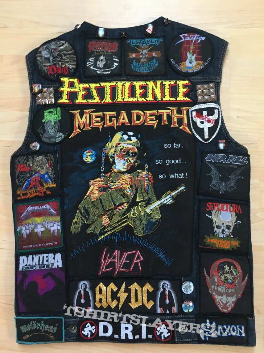 Megadeth, Slayer, Iron Maiden, Megadeth Jacket Battle Jacket (Anarchy99 ...