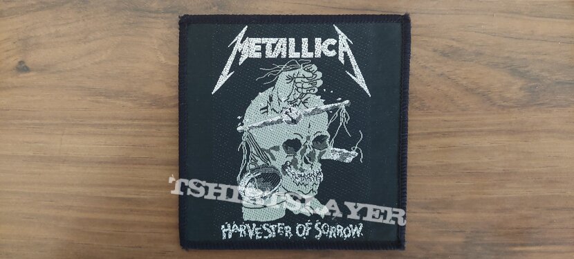 Metallica Harvester of Sorrow woven patch
