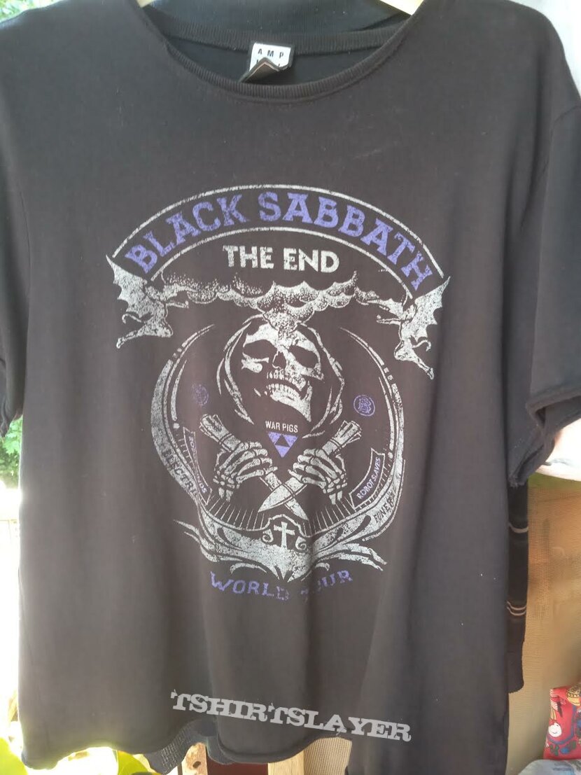 Details about Black Sabbath 'The End World Tour' (Black) T-Shirt - Amplified  Clothing - NEW! | TShirtSlayer TShirt and BattleJacket Gallery