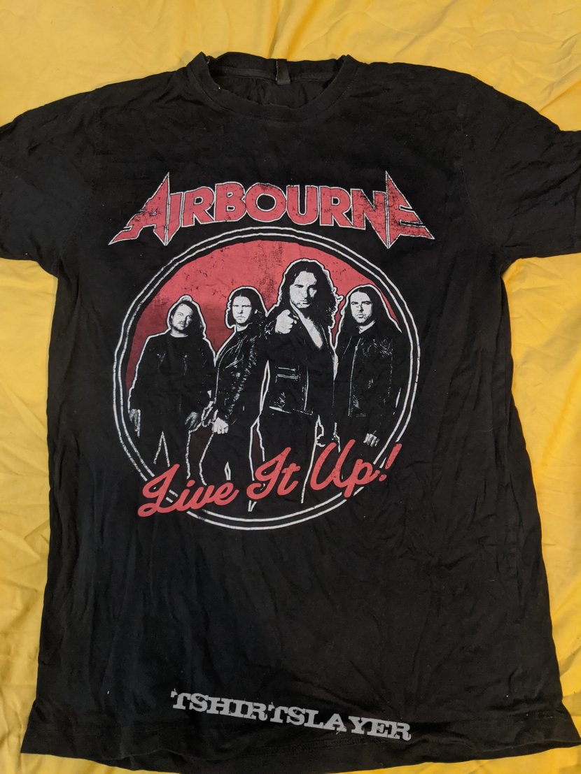Airbourne - Live it Up T-Shirt | TShirtSlayer TShirt and BattleJacket  Gallery