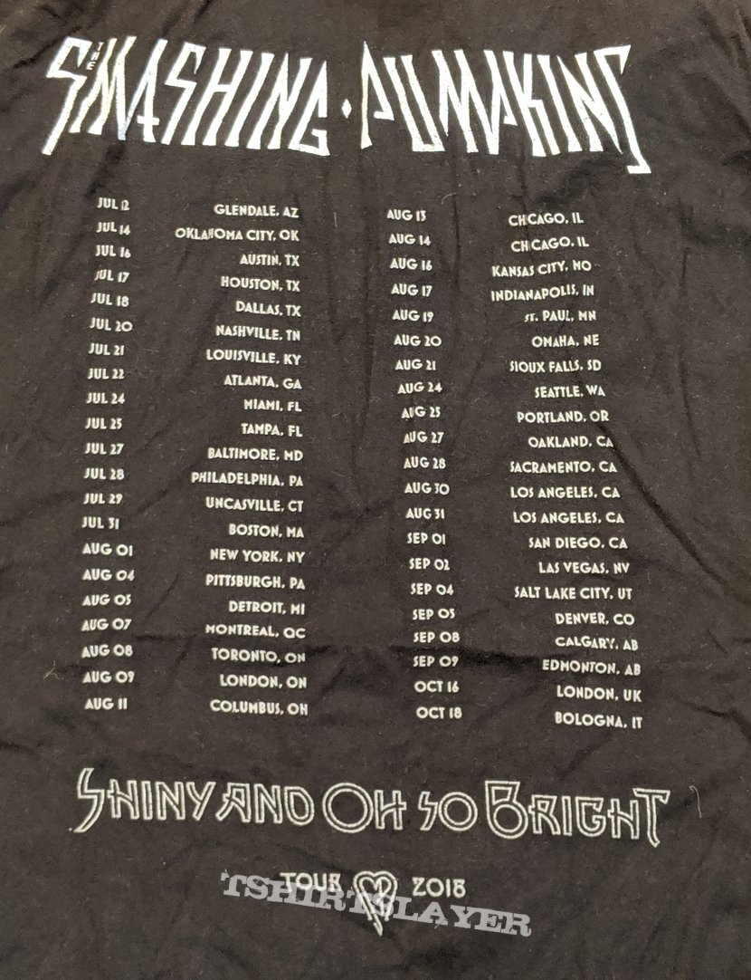 Smashing Pumpkins - Shiny and oh so bright Tour T-Shirt