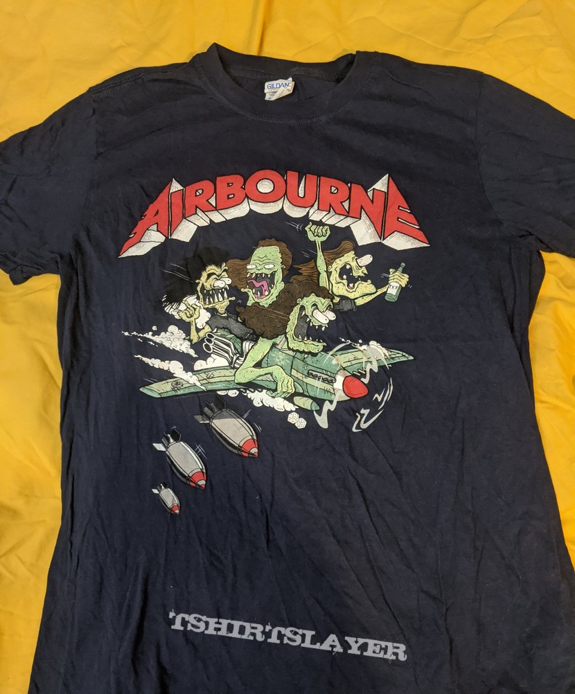 Airbourne - Burnin' Out the Nitro through Europe T-Shirt | TShirtSlayer ...