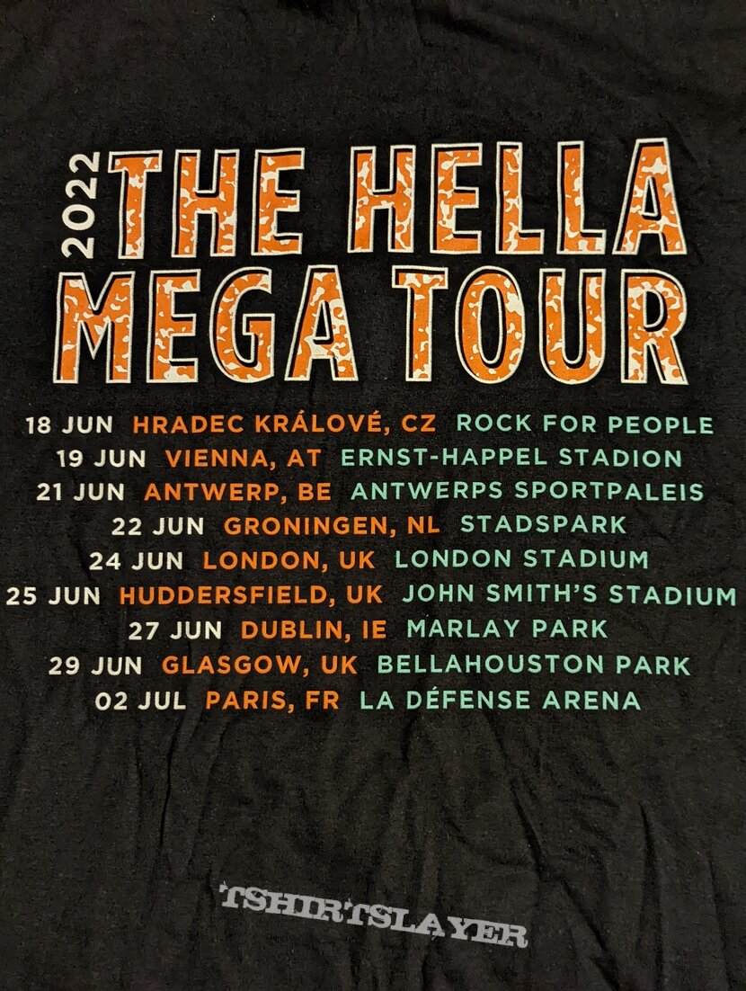 green day hella mega tour t shirt