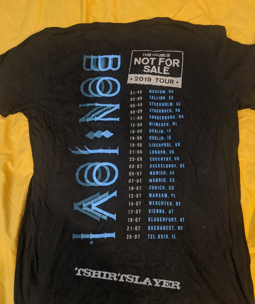 Bon Jovi - 2019 Tour T-Shirt | TShirtSlayer TShirt and BattleJacket Gallery