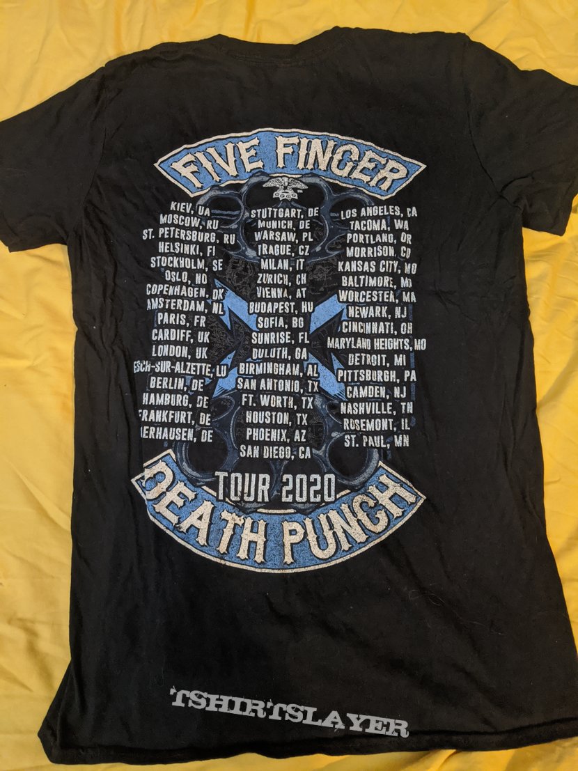 Five Finger Death Punch - 2020 Tour T-Shirt | TShirtSlayer TShirt and  BattleJacket Gallery