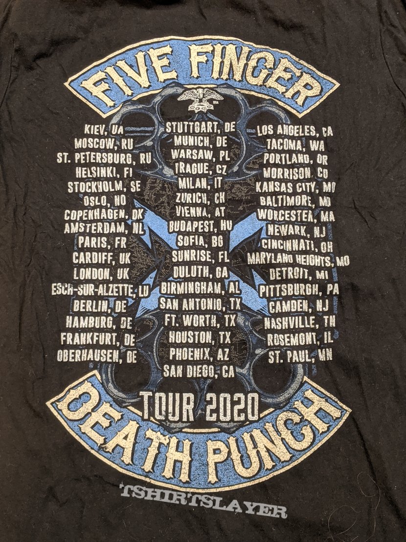 Five Finger Death Punch - 2020 Tour T-Shirt | TShirtSlayer TShirt and  BattleJacket Gallery
