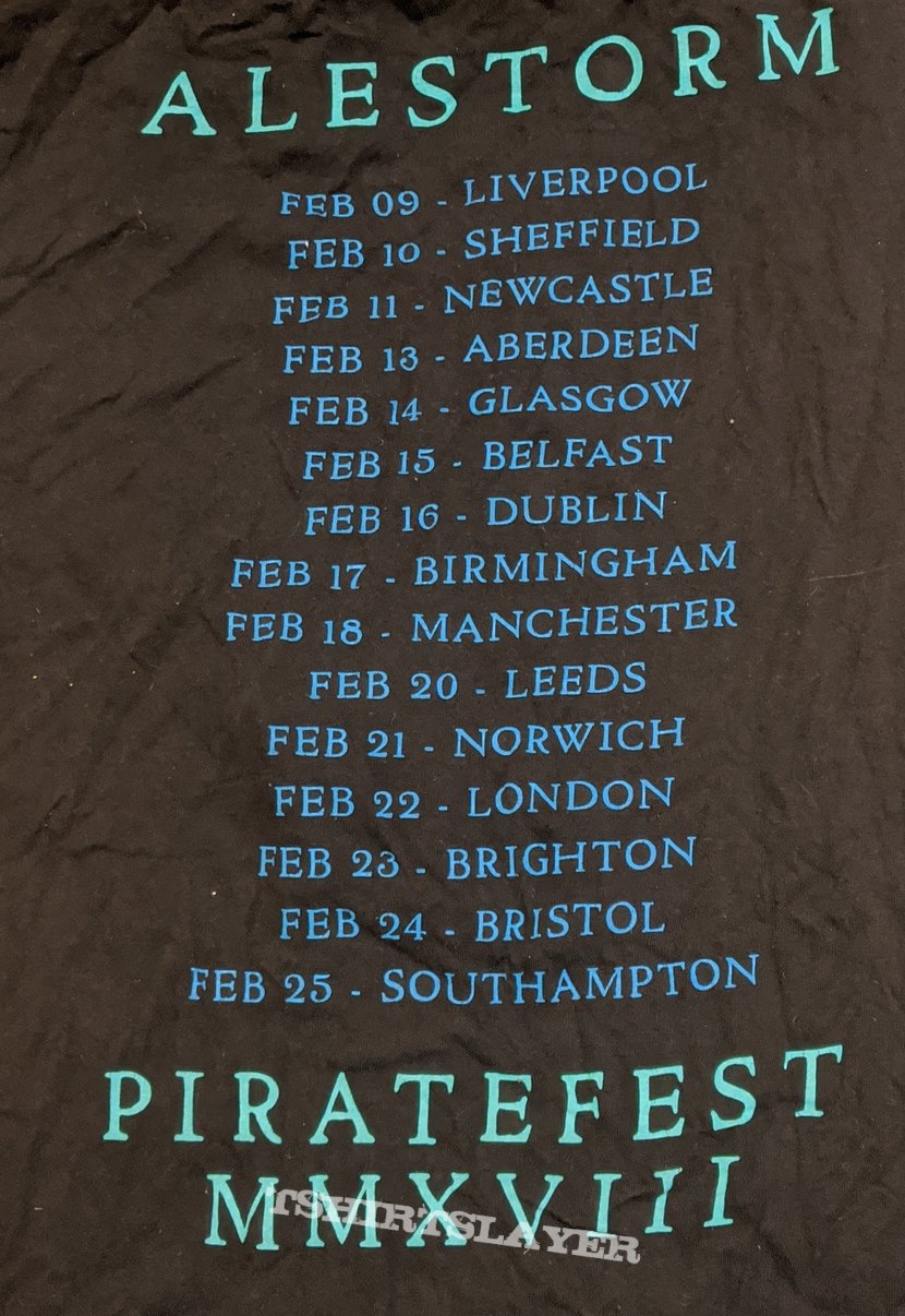 Alestorm - Piratefest 2018 Tour T-Shirt