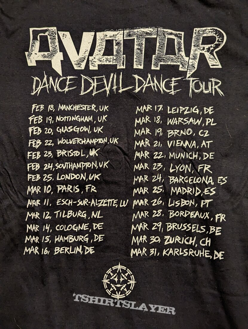 Avatar Dance Devil Dance Tour TShirt TShirtSlayer TShirt and