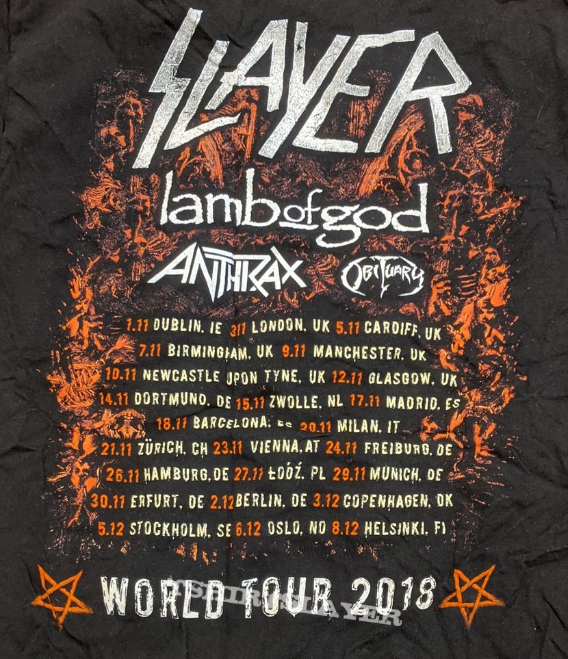 Slayer - Final Tour 2018 T-Shirt