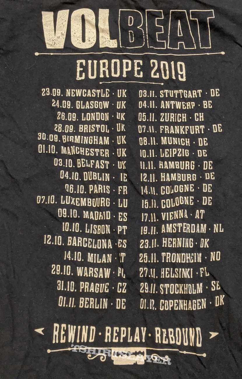 Volbeat - Europe 2019 T-Shirt