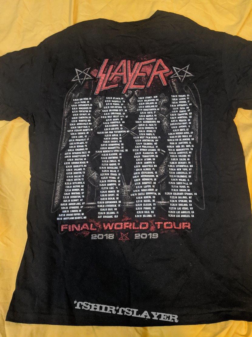 Slayer Final Campaign Tour TShirt TShirtSlayer TShirt and