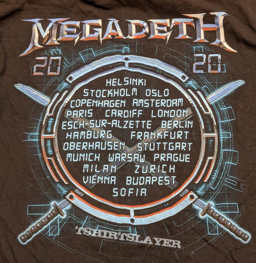 Megadeth - Europe 2020 Longsleeve