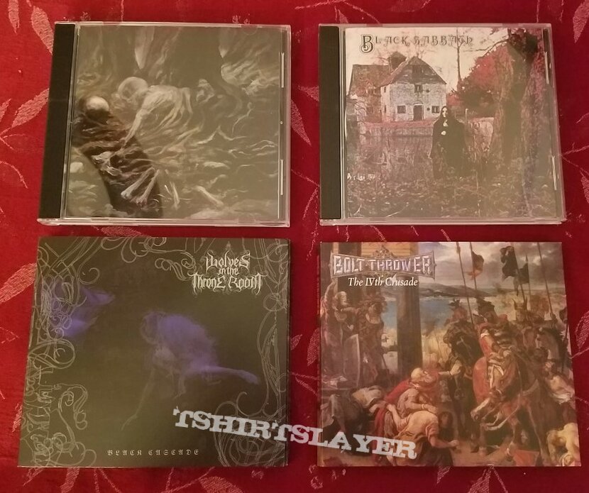 Krypts CDs: Cadaver Circulation, Black Sabbath, IVth Crusade, and Black Cascade