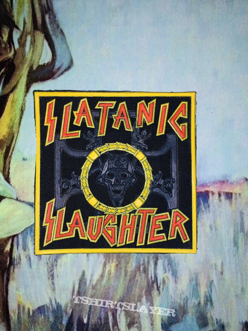 Slatanic Slaughter Slayer Rubber Patch