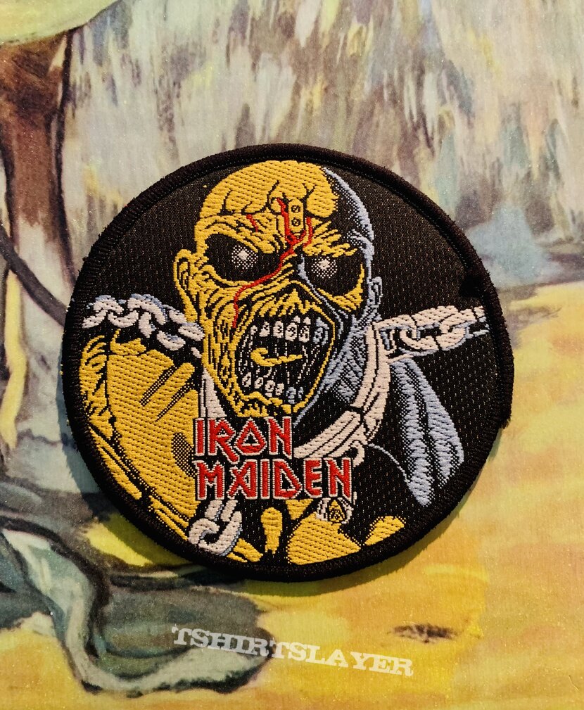 Iron Maiden Piece Of Mind Circle Patch 