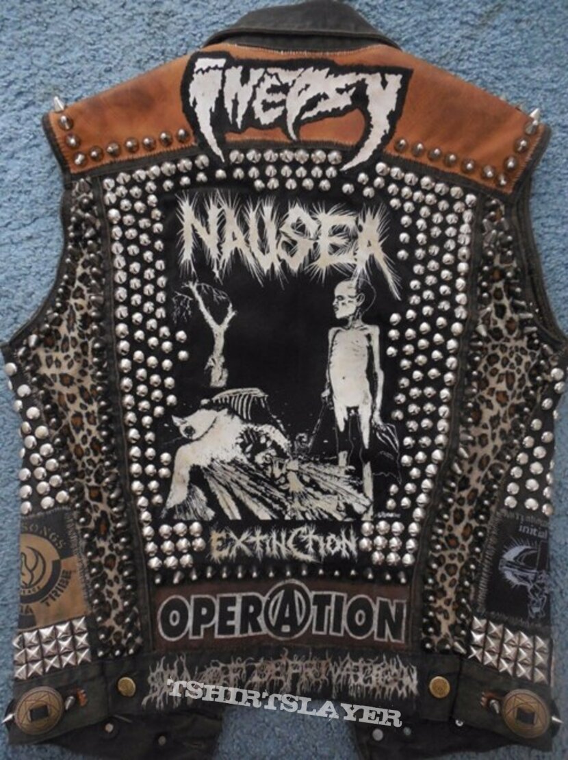 Embers Crust Punk Vest